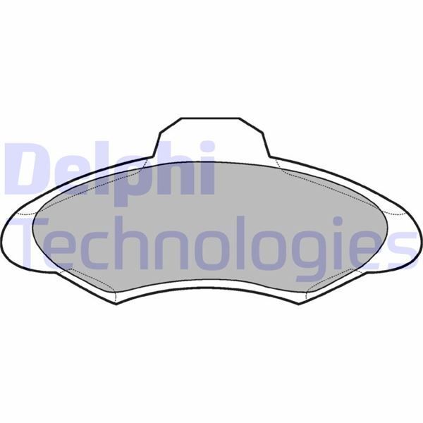 DELPHI FREN BALATASI ÖN FORD ESCORT. ESCORT VAN. ORİON 90 (91AB2K021JB)