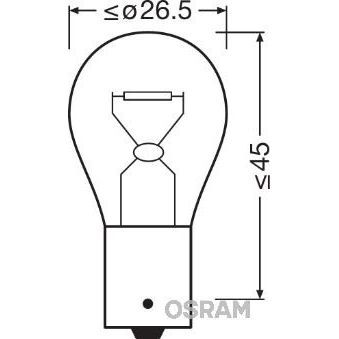 OSRAM SPR GÖSTERGE AMPULU P21W 12V 21W (N000000008156)