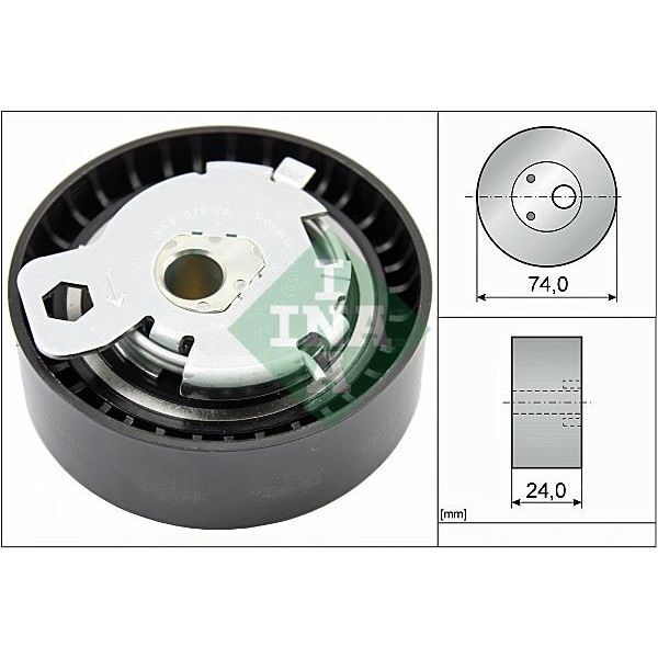 INA EKSANTRİK GERGİ RULMANI FIESTA 00- -FOCUS 98-04 -C-MAX 07- -TOURNEO CONNECT 02- -GALAXY 1.8TDCI (1113174)