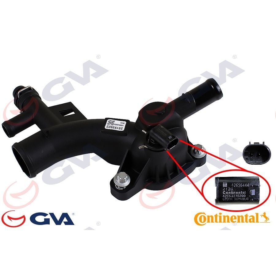 GVA TERMOSTAT GÖVDESİ FLANŞI MÜŞÜRLÜ INSIGNIA A-MOKKA-ASTRA J-CORSA D-E CRUZE-AVEO T300 A14-B14NET (1338030)