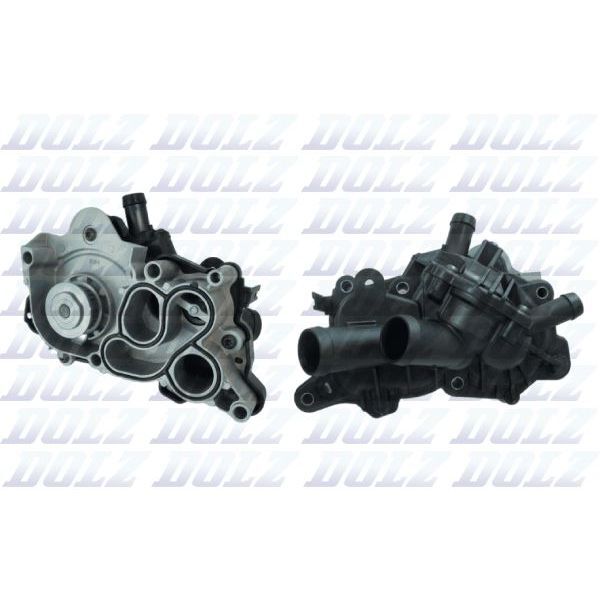 DOLZ SU POMPASI GOLF VII-LEON-A3 1.0-1.2-1.4-1.6 TSI 4 ÇIKIŞLI TERMOSTAT SU POMPASI (04E121600AD)