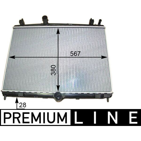 MAHLE RADYATÖR C5 09 P508 10 1.6HDI EP6CDT MEK OTOM AC KLİMASIZ 555X394X24 (1330.W5)