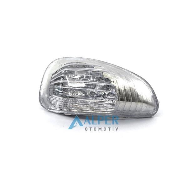 ALPER DIŞ DİKİZ AYNA SİNYALİ BEYAZ SOL MASTER III 09> (261650223R)