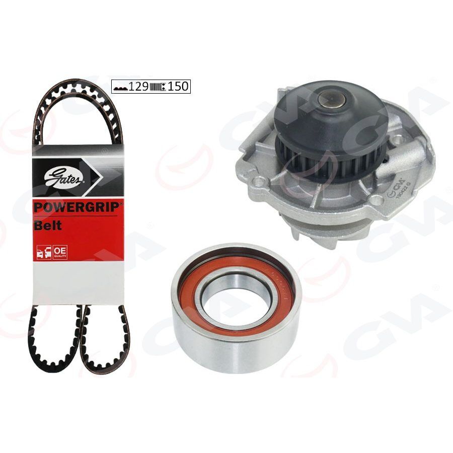 GVA DEVİRDAİMLİ EKSANTRİK GERGİ KİTİ 129X150 DOBLO 01> PALIO 98> PANDA 94>99 PUNTO 94>99 ALBEA 98> 1.2 (55184080)