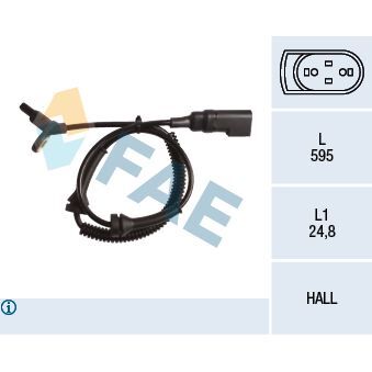 FAE ABS HIZ SENSÖRÜ ÖN CONNECT 1.8 16V-DI-TDI-TDCI 02 (2T142B372AE)
