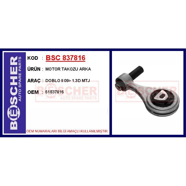 BESCHER MOTOR TAKOZU ARKA DOBLO II 09> 1.3D MTJ (51837816)