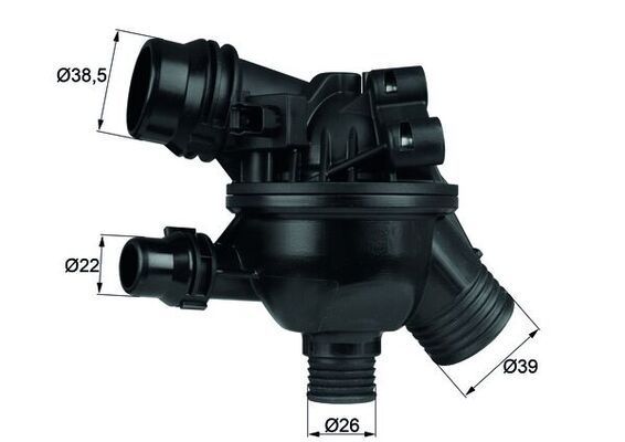 Behr Mahle Termostat Isı Ayarlayıcı Valf N43 (1153 7 552 403)