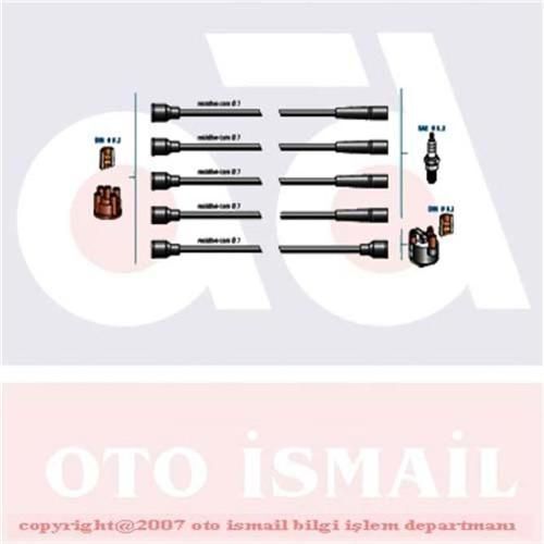 DODUCO BUJİ KABLO TK R19 89-94 -CLIO 1.2 90-96 -TWNG 1.2 C3G 93-97 (7702252450)
