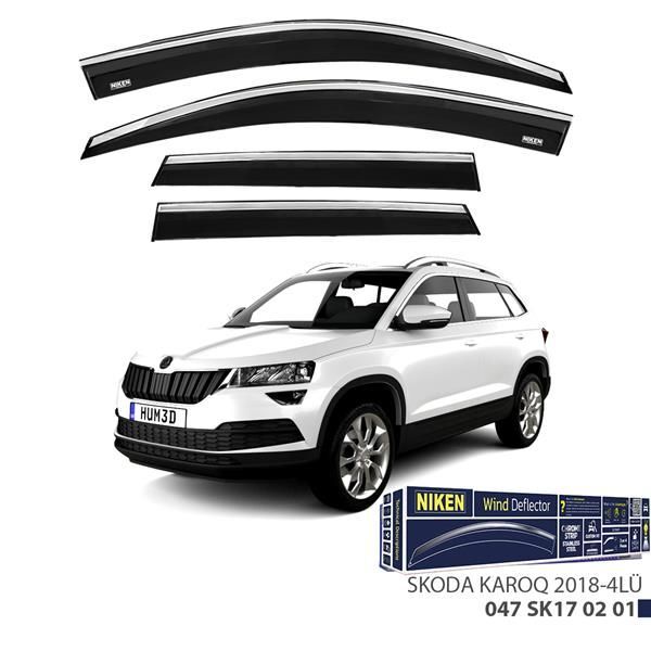 NIKEN KROMLU CAM RÜZGARLIĞI SKODA KAROQ 2018- 4LÜ