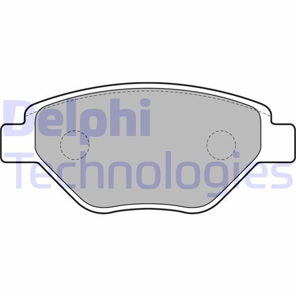 DELPHI ÖN FREN BALATASI MEGANE II 02 08 1.4 54X122X18 (410609192R)