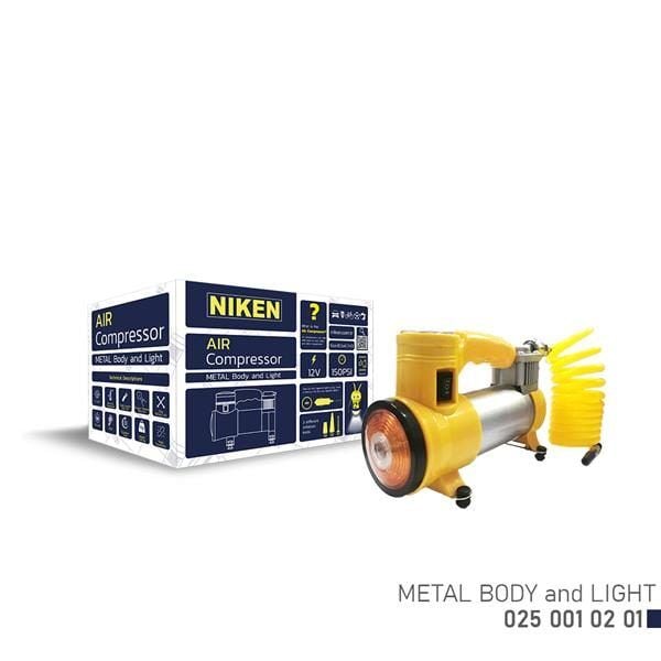 NIKEN HAVA KOMPRESÖRÜ SARI METAL GÖVDE