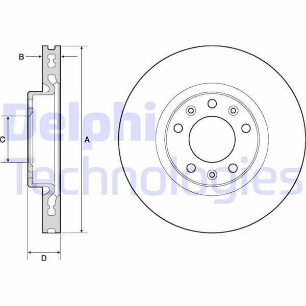 DELPHI ÖN FREN AYNASI ASTRA L 21 COMBO E 18 BERLINGO 18 C4 13 PARTNER 18 308 II-III 13 RIFTER 18 283X48X5DL HAVALI (1647867480)