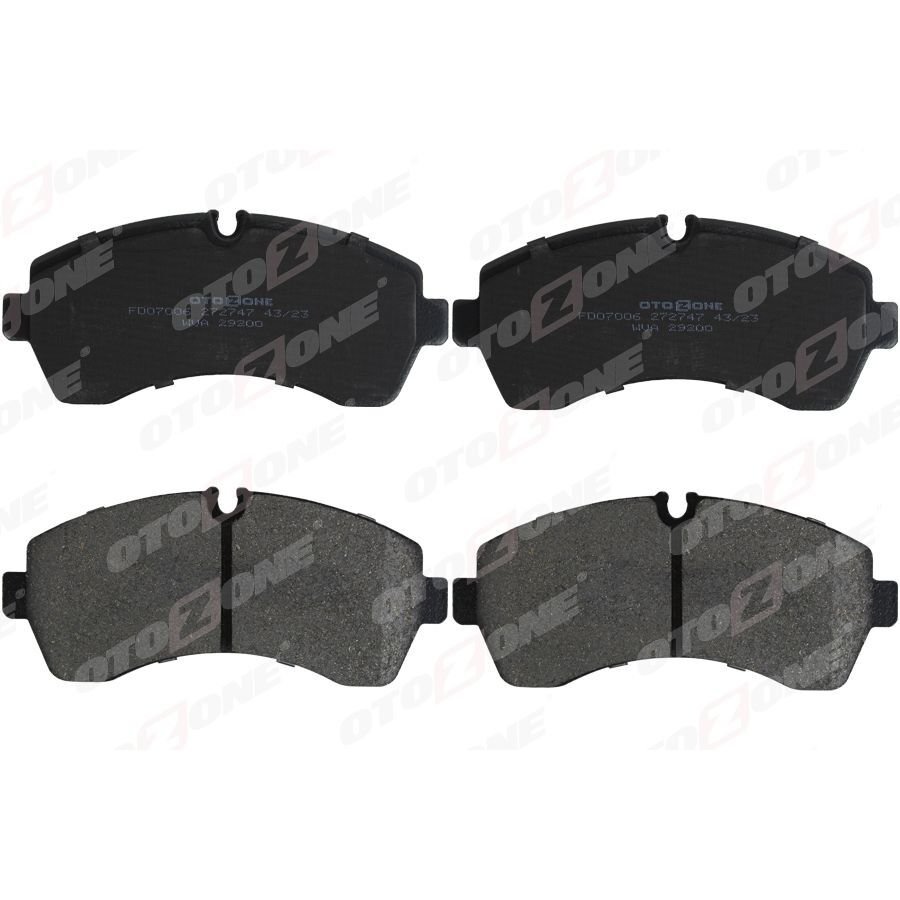 OTOZONE FREN BALATASI ON MERCEDES SPRINTER B906 B907 B910 . VW CRAFTER 30-35-50 (2E0698151A)