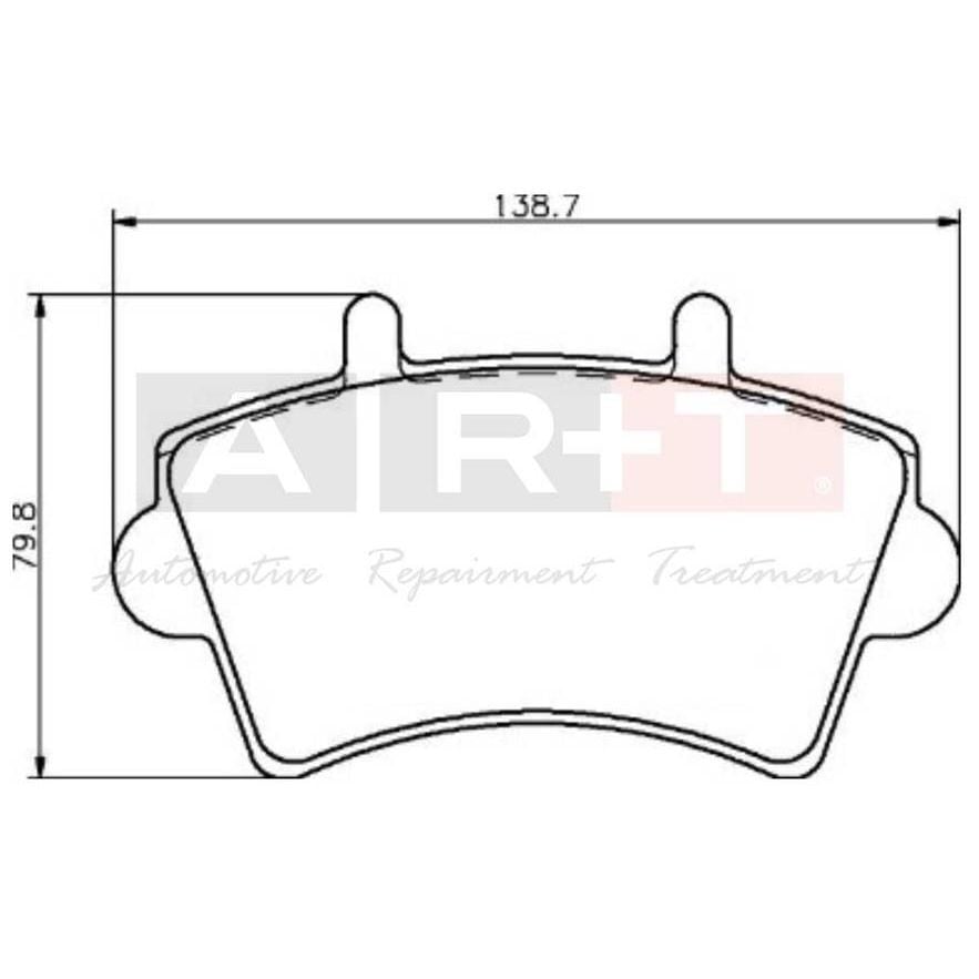 ART ÖN BALATA MASTER MOVANO II III 01 NISSAN INTERSTAR 02 402993 (4106000QAD)