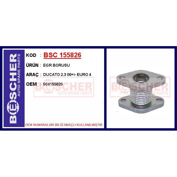 BESCHER EGR BORUSU DUCATO 2.3 06 > EURO 4 (504155826)