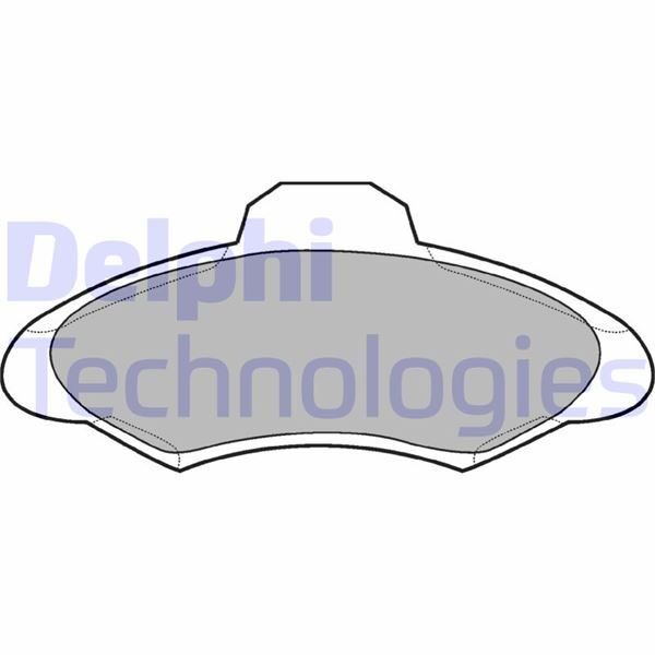 DELPHI ÖN BALATA ESCORT V-VI-VII 90-98 FİŞSİZ 986460949-GDB897 (6500952)