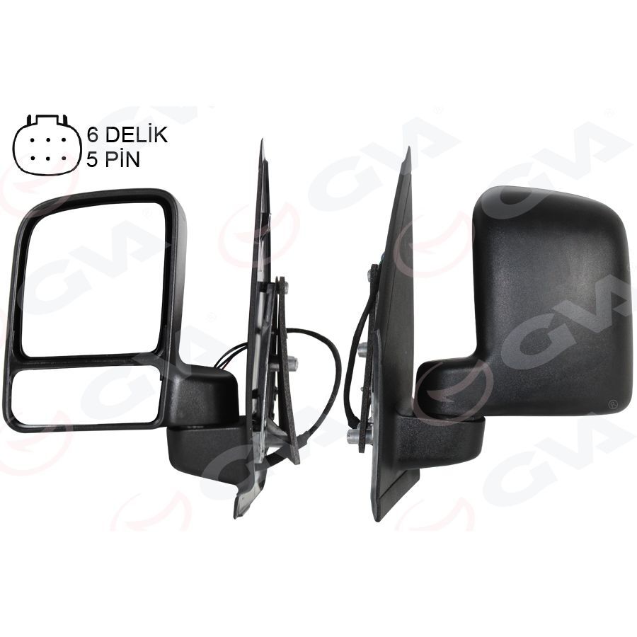 GVA DIŞ DİKİZ AYNASI SOL FORD CONNECT 02> ELEKTİKLİ VM-6311EHL (2T1417683EB)