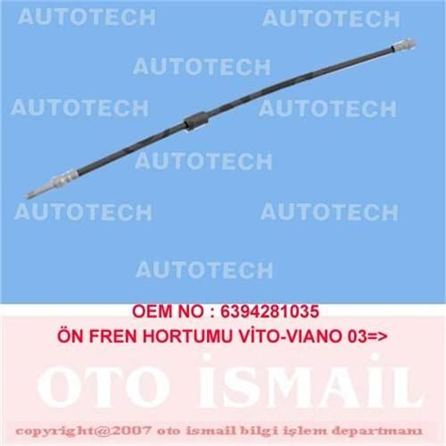 AUTOTECH FREN HORTUMU ON MERCEDES VITO W639 03> (A6394281035)