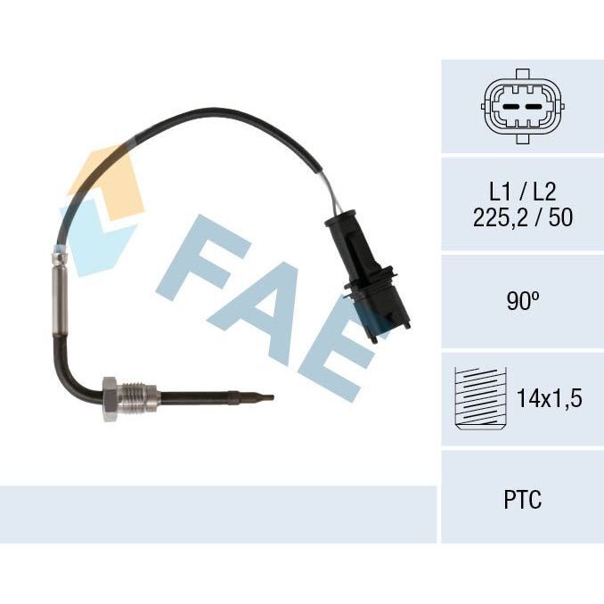 FAE EGZOZ SICAKLIK SENSÖRÜ KONUM 1 INSIGNIA A-ASTRA J-ZAFIRA C 2.0 CDTI A20DTH (55489472)