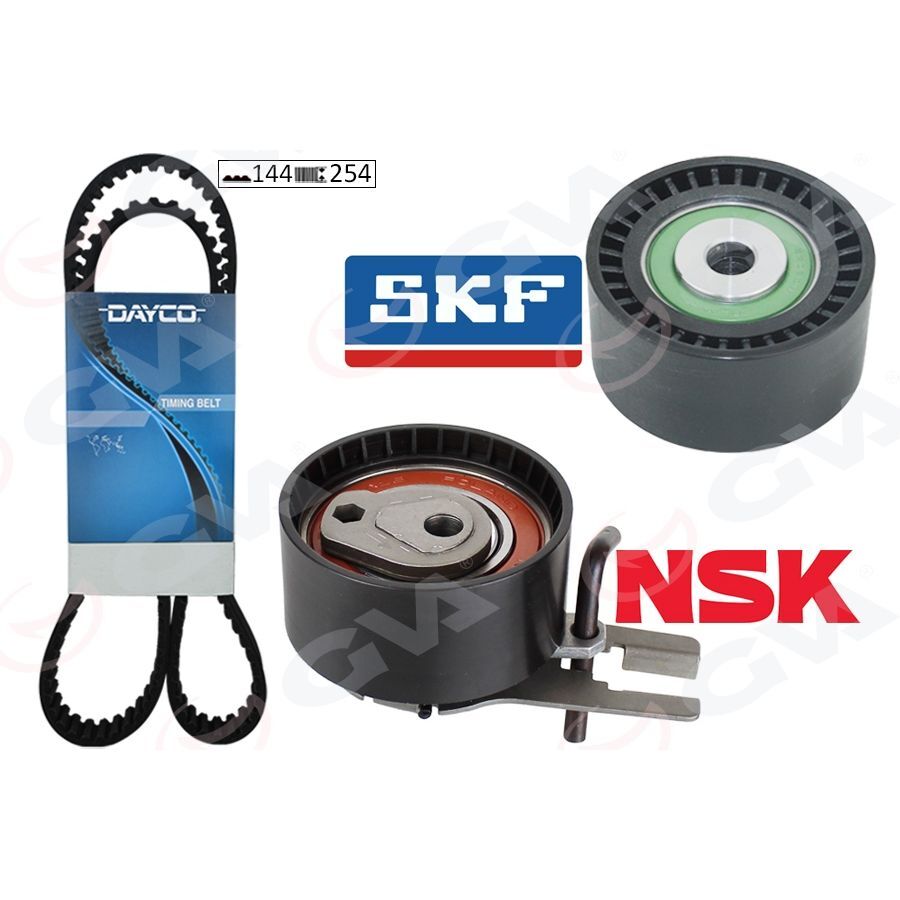 GVA EKSANTRİK GERGİ KİTİ 144 DİŞ EURO4 P206-P307-C1-C2-C3-NEMO-BIPPER-FIESTA 02> 1.4 HDI-TDCI (0831.T3)