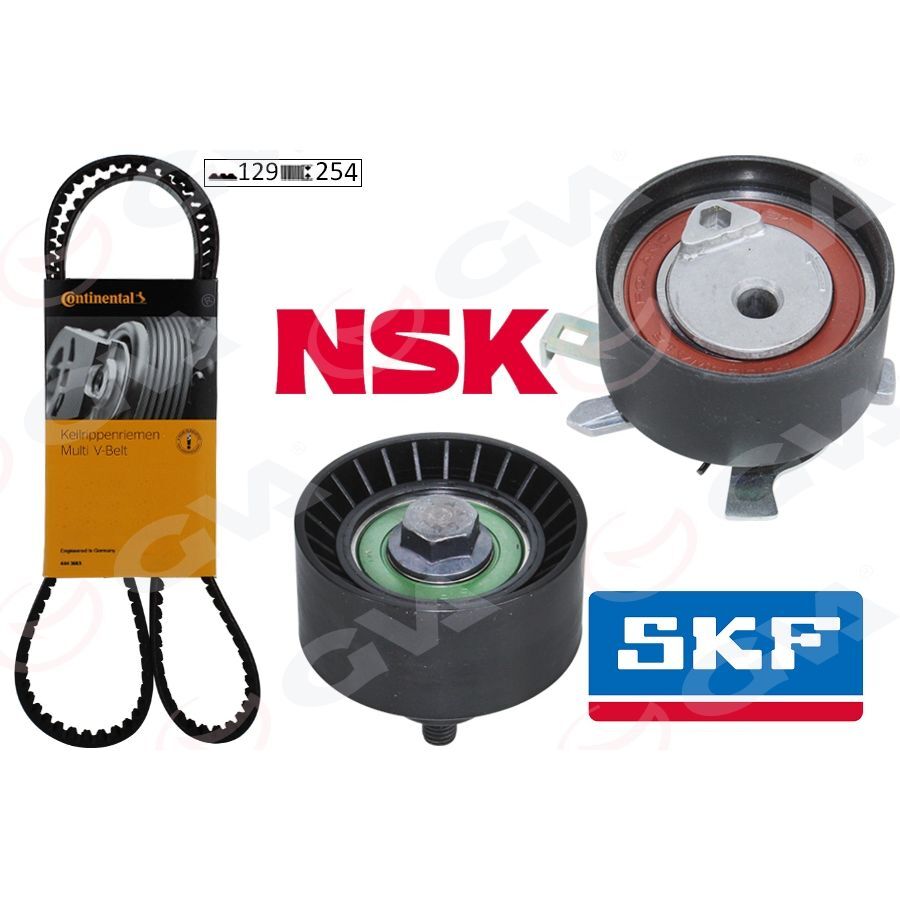 GVA EKSANTRİK GERGİ KİTİ 129X254 FORD FOCUS/MONDEO 2.0 ZETEC-E 98-04 K025508XS (1000158)