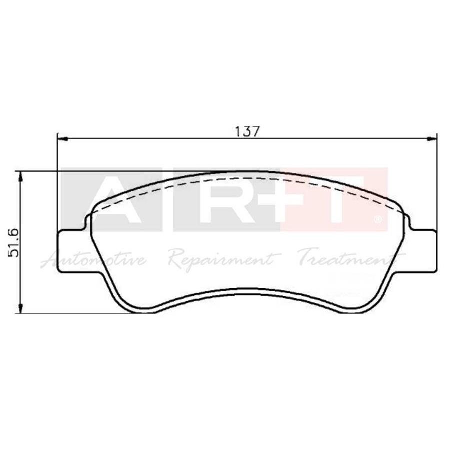 ART ÖN FREN BALATASI CORSA F 19 CROSSLAND 17 C2 03 C3 09 AIRCROSS 17 C4 04 C-ELYSEE 12 XSARA 96 BERLINGO 96 PARTNER 96 206 00 207 07 208 12 301 12 307 00 2008 13 1007 05 DS3 15 (1647863780)