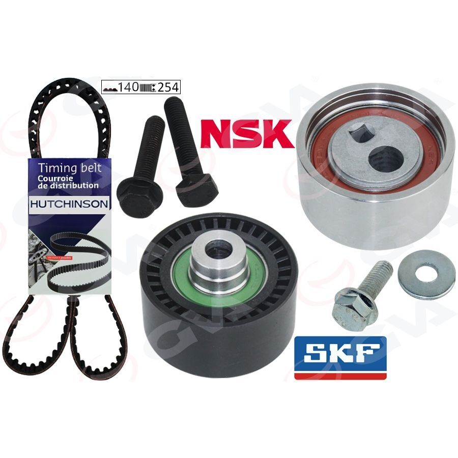 GVA EKSANTRİK GERGİ KİTİ 140X254 P206-306-PARTNER-BERLINGO-JUMPY-SCUDO-COROLLA 1.9D 98 DW8 K025523XS (0831.58)