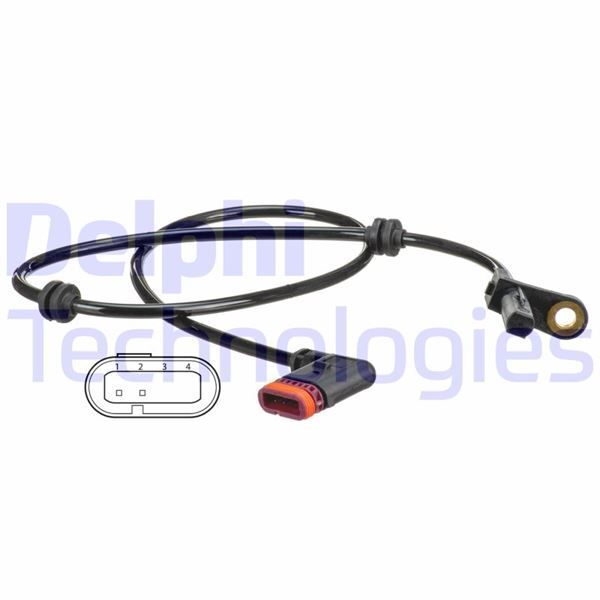 DELPHI ABS SENSORU ARKA MERCEDES S-CLASS W221 C216 09 13 (A2215400917)