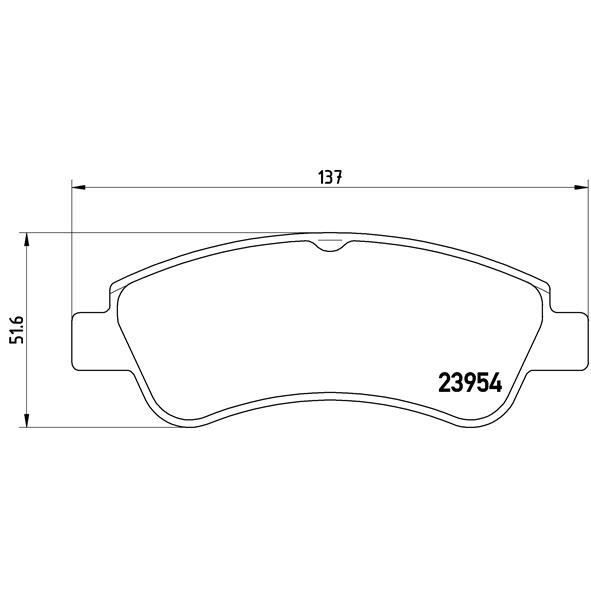 BREMBO ÖN FREN BALATASI CORSA F 19> CROSSLAND 17> C2 03> C3 09> AIRCROSS 17> C4 04> C-ELYSEE 12> XSARA 96> BERLINGO 96> PARTNER 96> 206 00> 207 07> 208 12> 301 12> 307 00> 2008 13> 1007 05> DS3 15> (16
