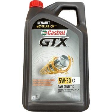CASTROL MOTOR YAĞI 5W30 5LT KOLI:4 ADET C4 TU (5W30)