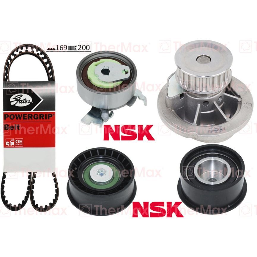 THERMAX DEVİRDAİMLİ EKSANTRİK GERGİ KİTİ ASTRA F-CORSA B-VECTRA B 1.4I-1.6I-1.8I 16V X14XE-X16XEL-X18XE (1606274)