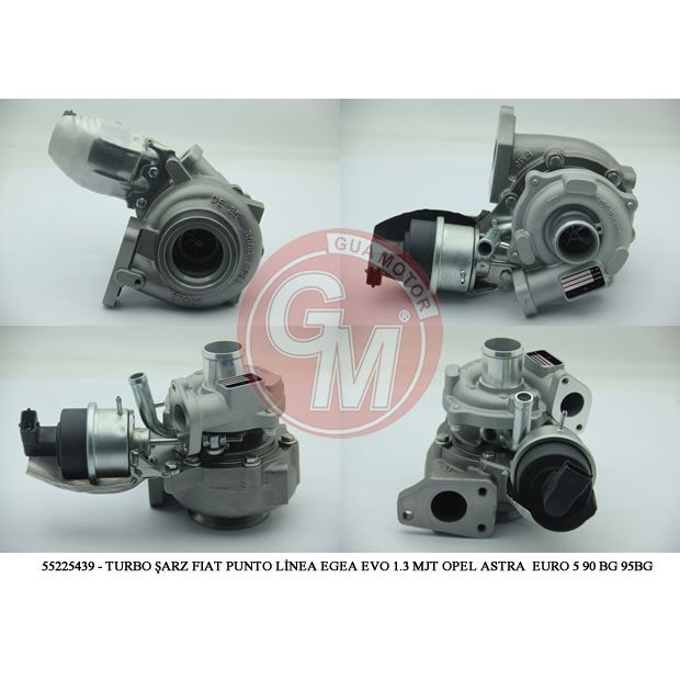 GUA TURBO ŞARJ FIAT DOBLO PUNTO LİNEA EGEA EVO 1.3 MJT 75-90-95 BG BİPPER HDI 75BG OPEL ASTRA COMBO COR SA (55216672)