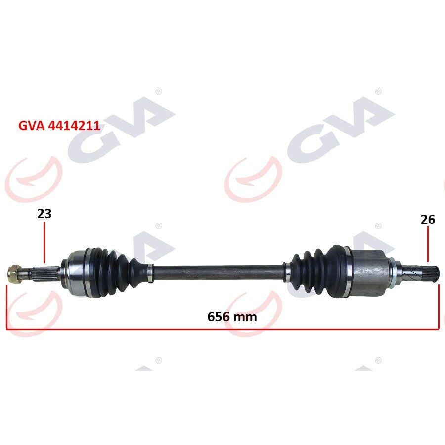 GVA KOMPLE AKS SOL SYMBOL-THALIA/LOGAN II 1.5 DCI 12- ABS LI (391014946R)
