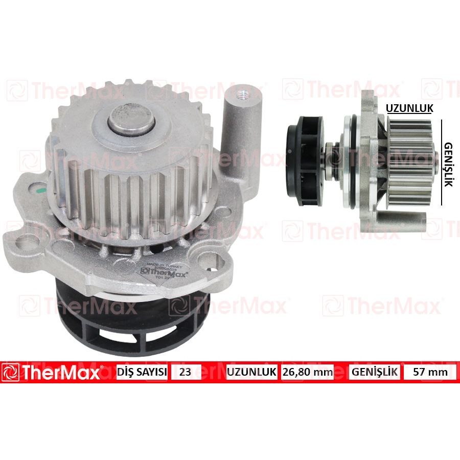 THERMAX DEVİRDAİM GOLF IV-BORA-OCTAVIA-TOLEDO II-LEON-A3 1.8-20V AGN-AJQ-BFN (06A121011H)