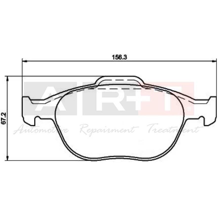 ART ON FREN BALATASI CONNECT 1.8TDCI 02 14 (2T142K021A2C)