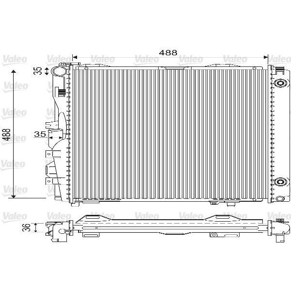 VALEO SU RADYATÖRÜ 126/103 (1265004103)