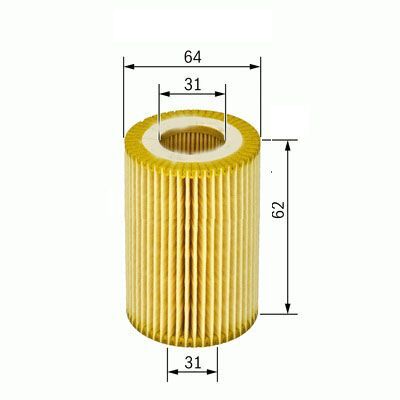 SARDES YAĞ FİLTRESİ POLO 05- - FOX 05- - CORDOBA 02- - IBIZA IV-V 02- -FABIA 01- 1.2 - 1.2 12V (03D115466A)