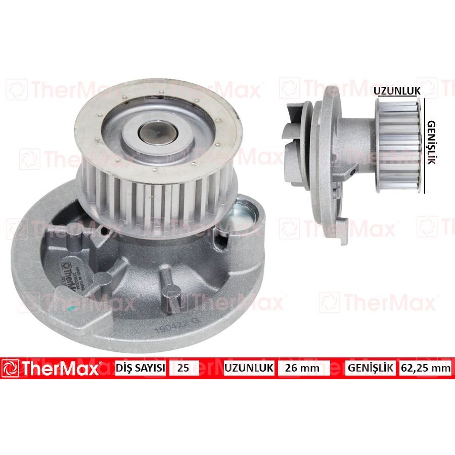 THERMAX X DEVİRDAİM VECTRA B-A-ASTRA G-ASTRA H-OMEGA B-ZAFIRA-CAPTIVA-LACETTI 2.0 X20XEV PA572A T (1334139)