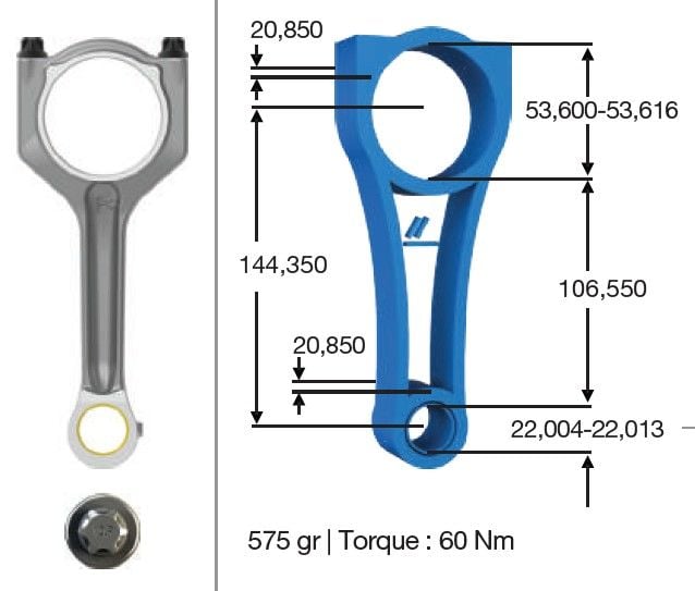 Bmy Piston Kolu N20 (11247624616 11247589540)