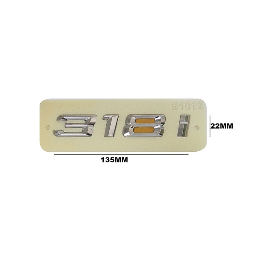 Lemar Yazı Tip Yazısı 318 İ Krom (5114 7 157 553)