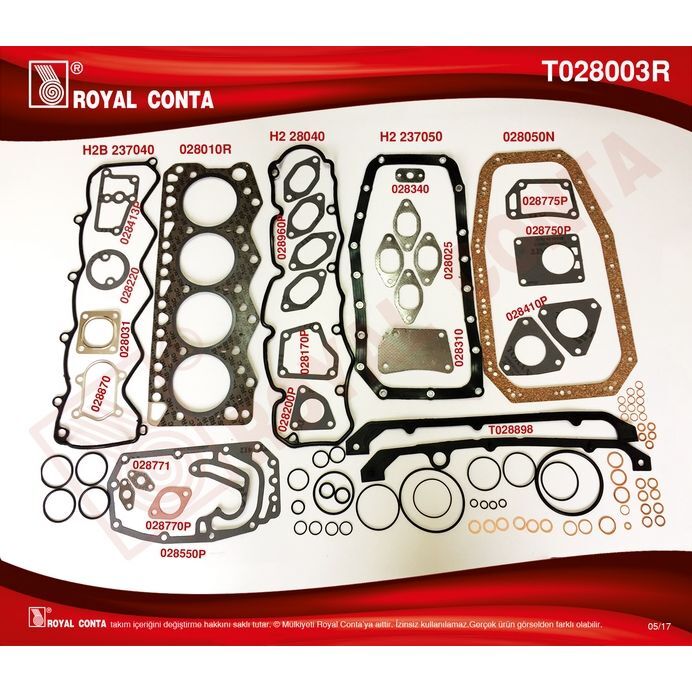 ROYAL MOTOR TAKIM CONTA MASTER-DUCATO-BOXER 2.8 JTD