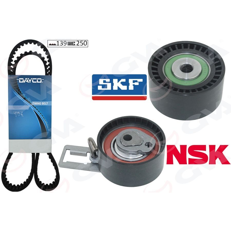 GVA EKSANTRİK GERGİ KİTİ EURO5 139 DİŞ P107-206-207-307-BIPPER-C2-C3-NEMO-XSARA 1.4HDI FIESTA V-FUSION 1.4TDCI 02- (1608747680)