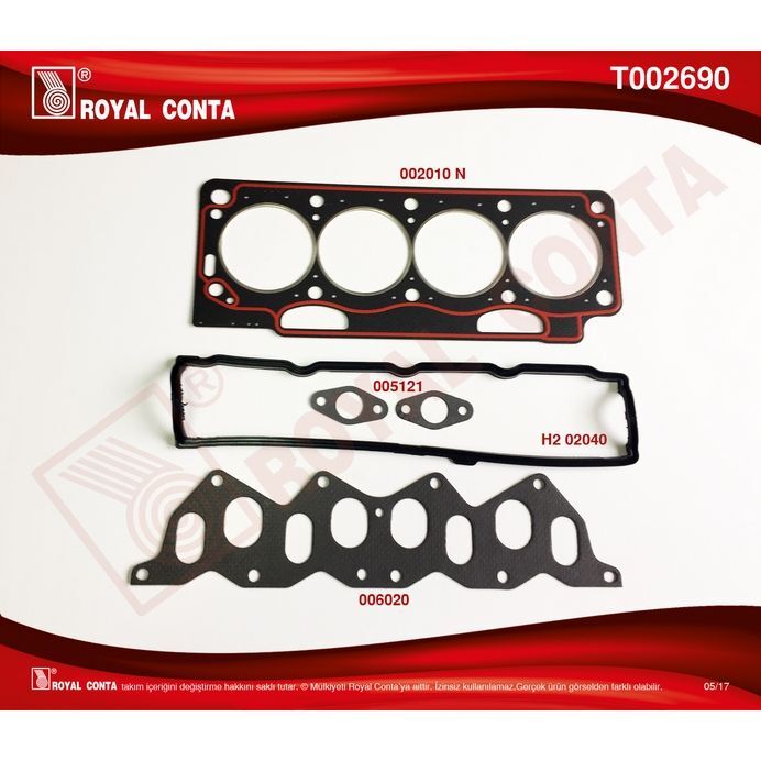 ROYAL ÜST TAKIM CONTA STD. KEÇESİZ R11 FLASH 1700 F2N