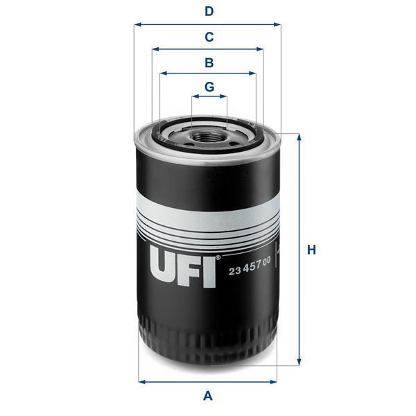 UFI YAĞ FİLTRESİ DUCATO II 02>06 BOXER II 02>06 JUMPER II 02>06 DAILY 02>06 2.3 JTD 2.8 JTD (1109.Y5)