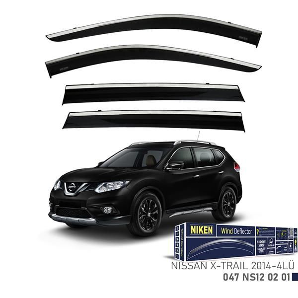 NIKEN KROMLU CAM RÜZGARLIĞI NISSAN X-TRAIL 2014- 4LÜ