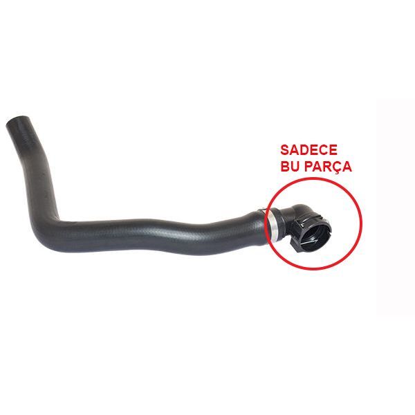 BIRLIK RADYATÖR ÜST HORTUMU FIAT DOBLO I 1.3 MJTD 2005 > (51757913)