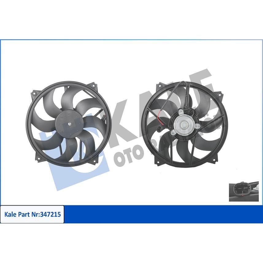 KALE RADYATOR FAN MOTORU PARTNER-BERLINGO-JUMPY-P307-P308-P3008-P5008-RZC-C4 I-II-DS4-DS5 1.6 16V HDI-THP 2.0 HDI (1253.F8)