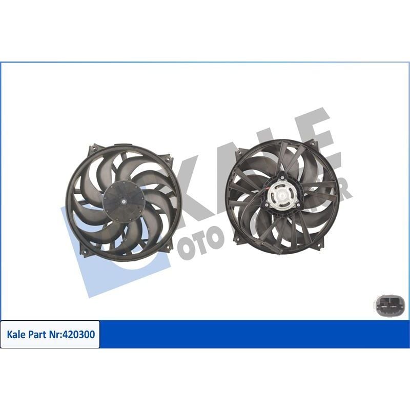 KALE RADYATOR FAN MOTORU DAVLUMBAZLI PARTNER 02 > BERLINGO 02 > XSARA 00 > 307 00 > 350W-385MM (1253.A6)