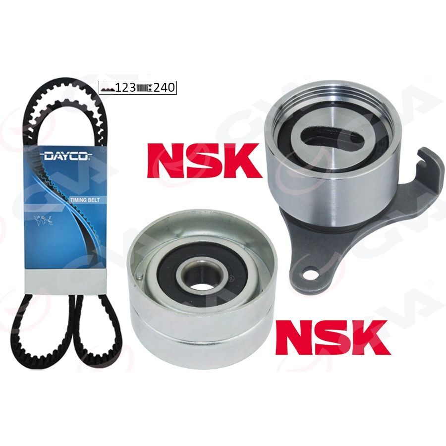 GVA TRİGER KAYIŞ SETİ EKSANTRİK SETİ TOYOTA COROLLA 1.3L 2E KARBÜRATÖRLÜ EE90. EE100 88-98 1 KAYIŞ 2 RULMAN 123X240 (1350310021)