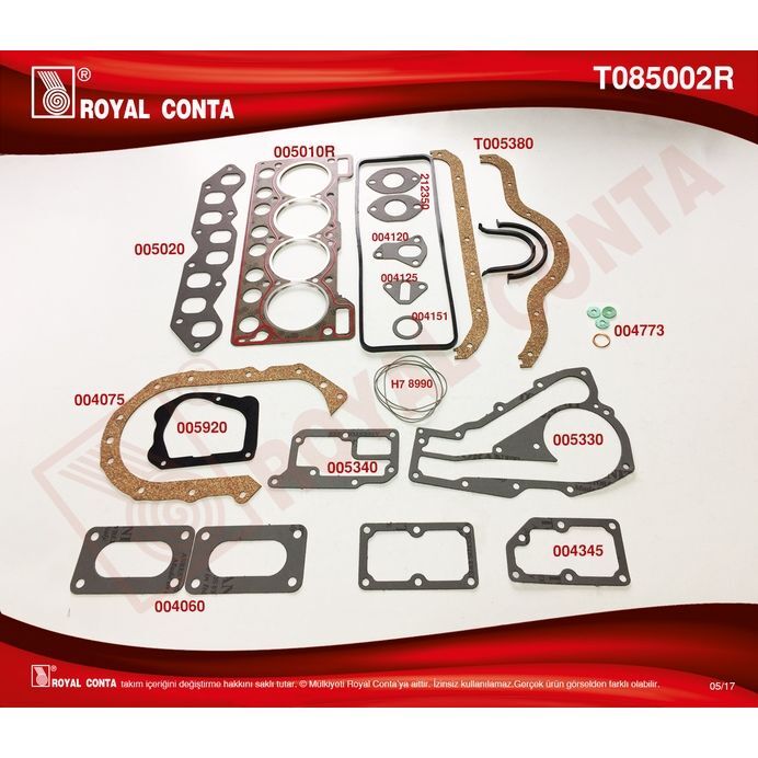 ROYAL MOTOR TAKIM CONTA SÜPER KEÇESİZ R9 1400